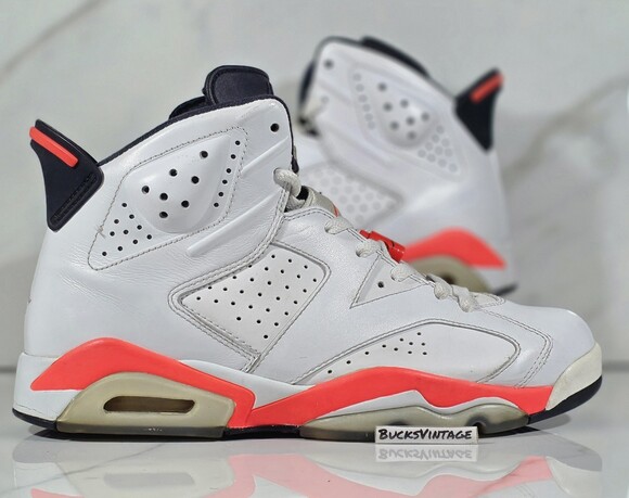 Nike Air Jordan 6 Retro White Infrared OG 2014 Mens Size 8.5 Vintage Rare VI